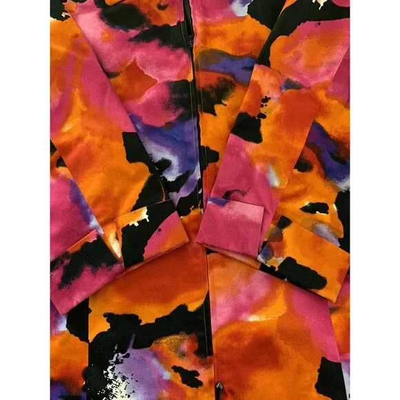 Laura Ashley Petite Womens Top 3/4 Sleeve Blazer Jacket Full Zip Pockets Size LP - Picture 9 of 12